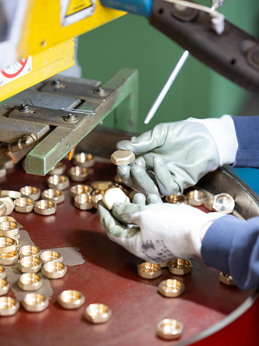 Specializzazione nella produzione di componentistica in ottone
