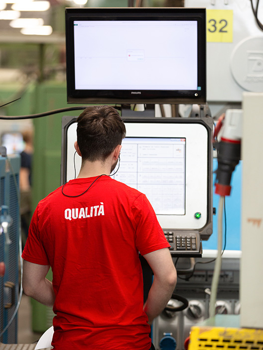 Componenti in ottone per impianti e industria